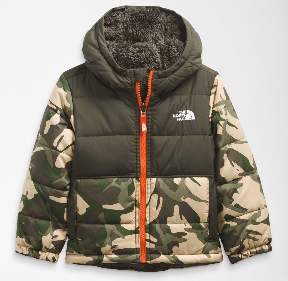 THE NORTH FACE Toddler Reversible Mount Chimbo Camo Jacket Size 4T